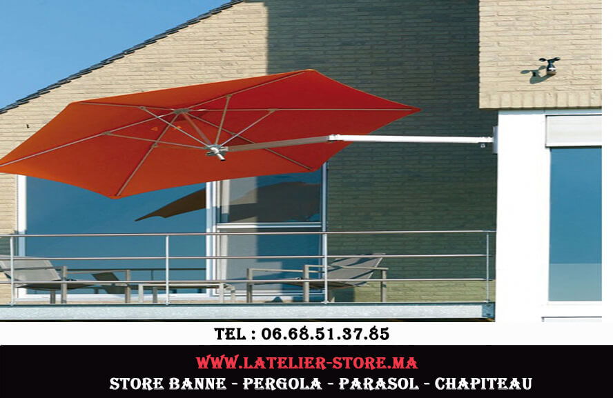 Support-mural-parasol